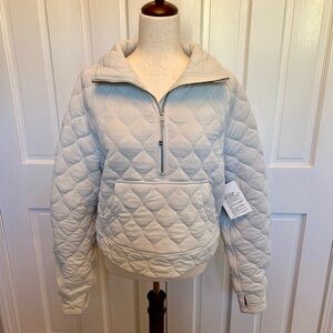 Lululemon Scuba Oversized Quilted half zip